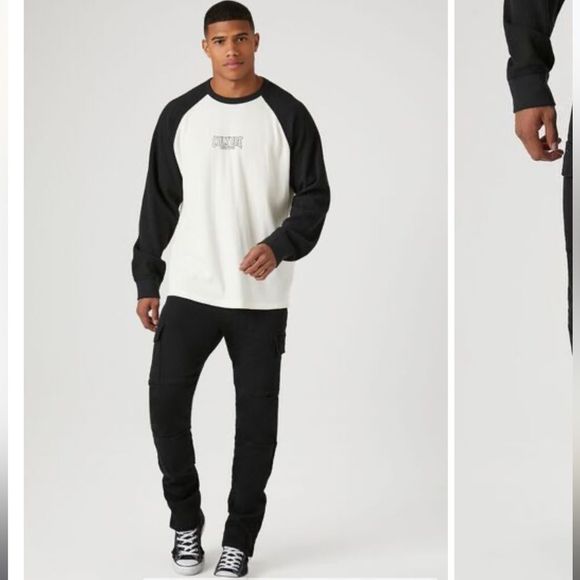 Forever21 Slim-Fit Cargo Jeans - Picture 2 of 5